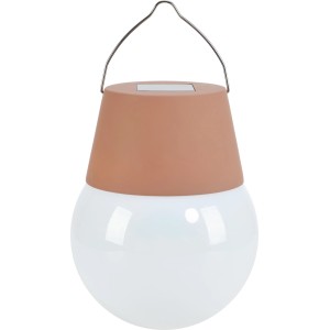 Solar-LED-Leuchte Ø 10 cm x 12,5 cm Braun