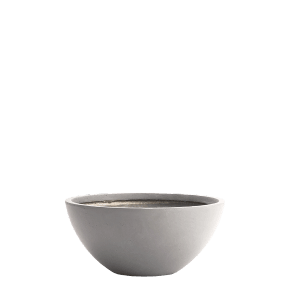 Pflanzwerk Pflanzschale Bowl Premium Frostbeständig Lotus-Effekt 28 cm Grau