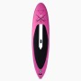 Suprfit SUP Stand-Up-Paddling Board Lailani 10'8 in Pink-Weiß mit schwarzem Anti-Rutsch-Pad und Tragegriff.