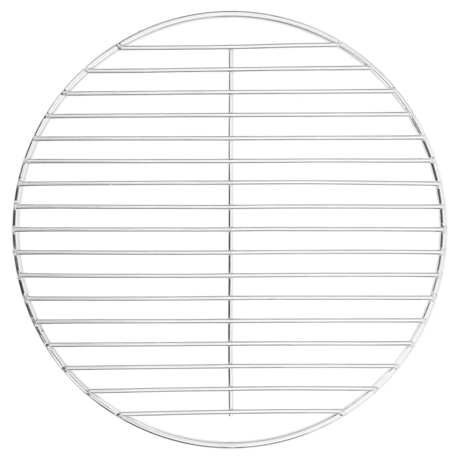vidaXL Grillrost Rund Ø34,5 cm 304 Edelstahl 4010551