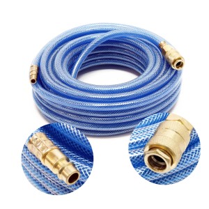 Wiltec Pvc Druckluftschlauch 15M Kompressorschlauch Gewebeschlauch Luftschlauch