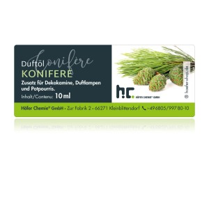 Höfer Chemie Duftöl Konifere, 10ml für Duftlampen & Potpourris.