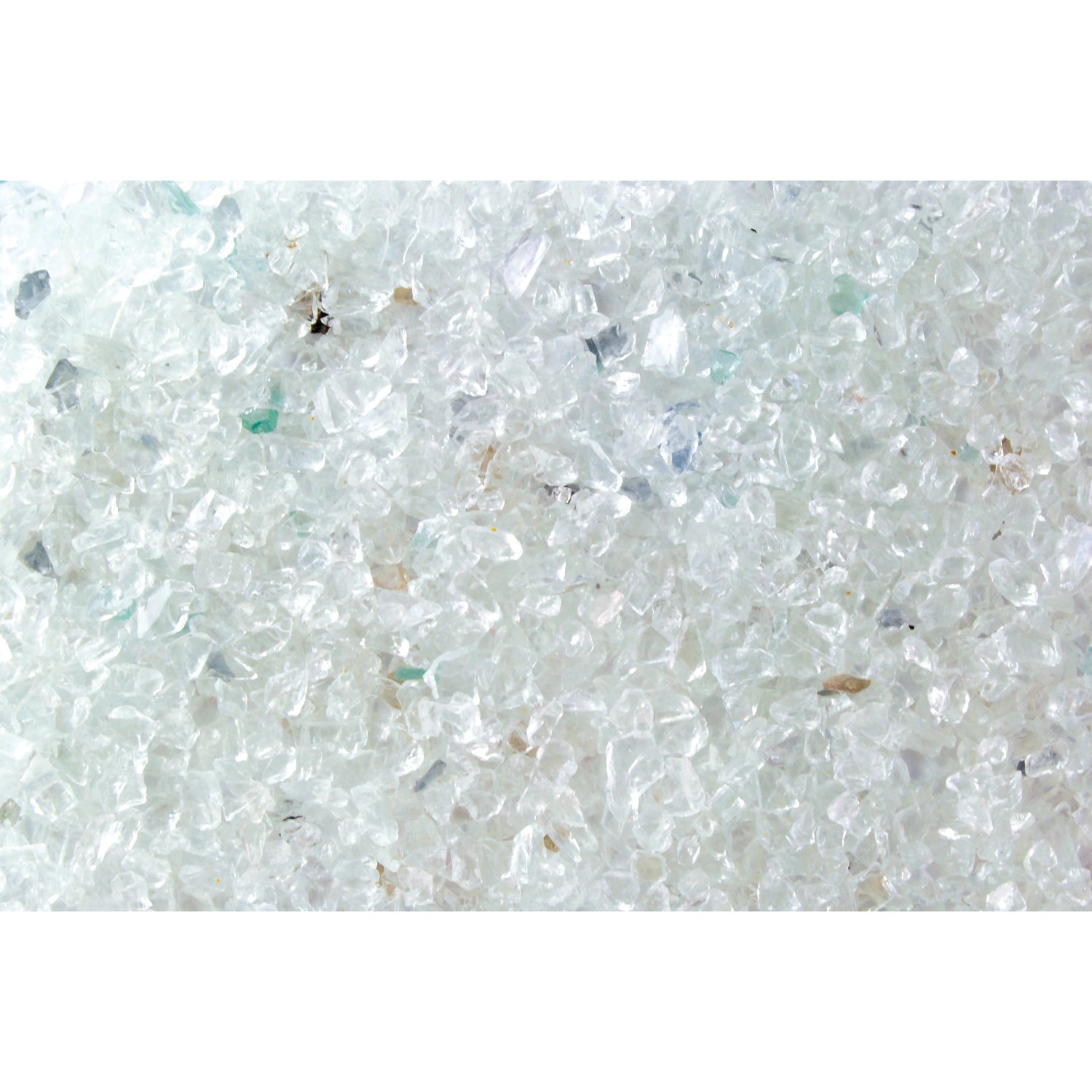 Glassplitt Kristall-Klar 4 - 8 mm 10 kg PE-Sack