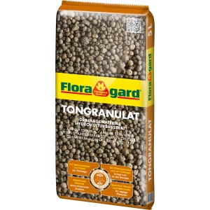 Floragard Blähton/Tongranulat im 5L Sack, Drainagematerial für Hydrokultur.
