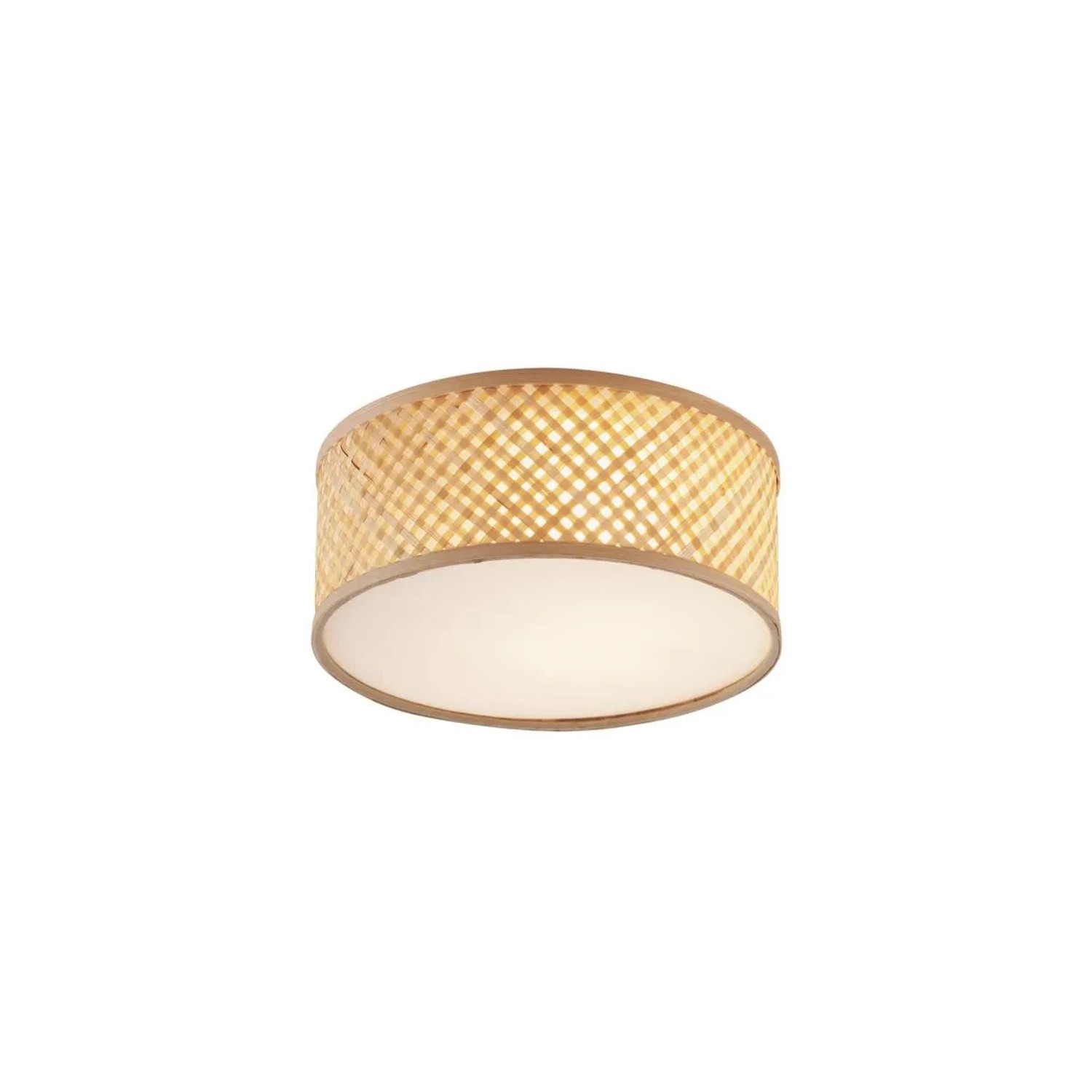 QAZQA Orientalische Bambus Deckenleuchte Natur 30cm Tremmo