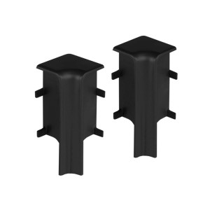 Innenecken für Sockelleiste 16 mm x 58 mm Schwarz 2 Stück