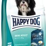 Happy Dog Fit & Vital Mini Adult Trockenfutter für kleine Hunde, 800g Packung.