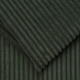 Tannengrüner Cordstoff mit gerippter Textur, Detailansicht des Materials für den Vente-unique Schlafsessel Loreto.
