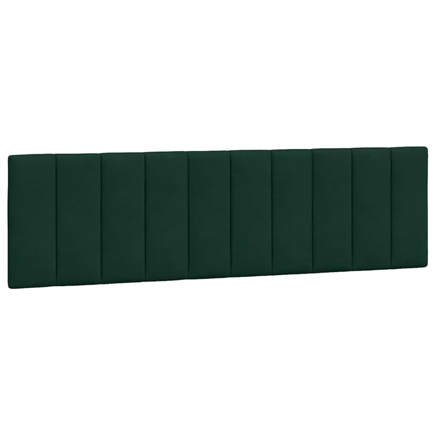 vidaXL Kopfteil-Kissen Hanko Dunkelgrün 180 cm Samt 374684