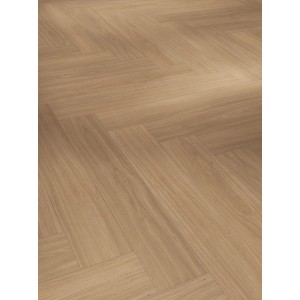 Parador Vinylboden Modular One Fischgrät Eiche Artemis Karamellbraun verlegt.