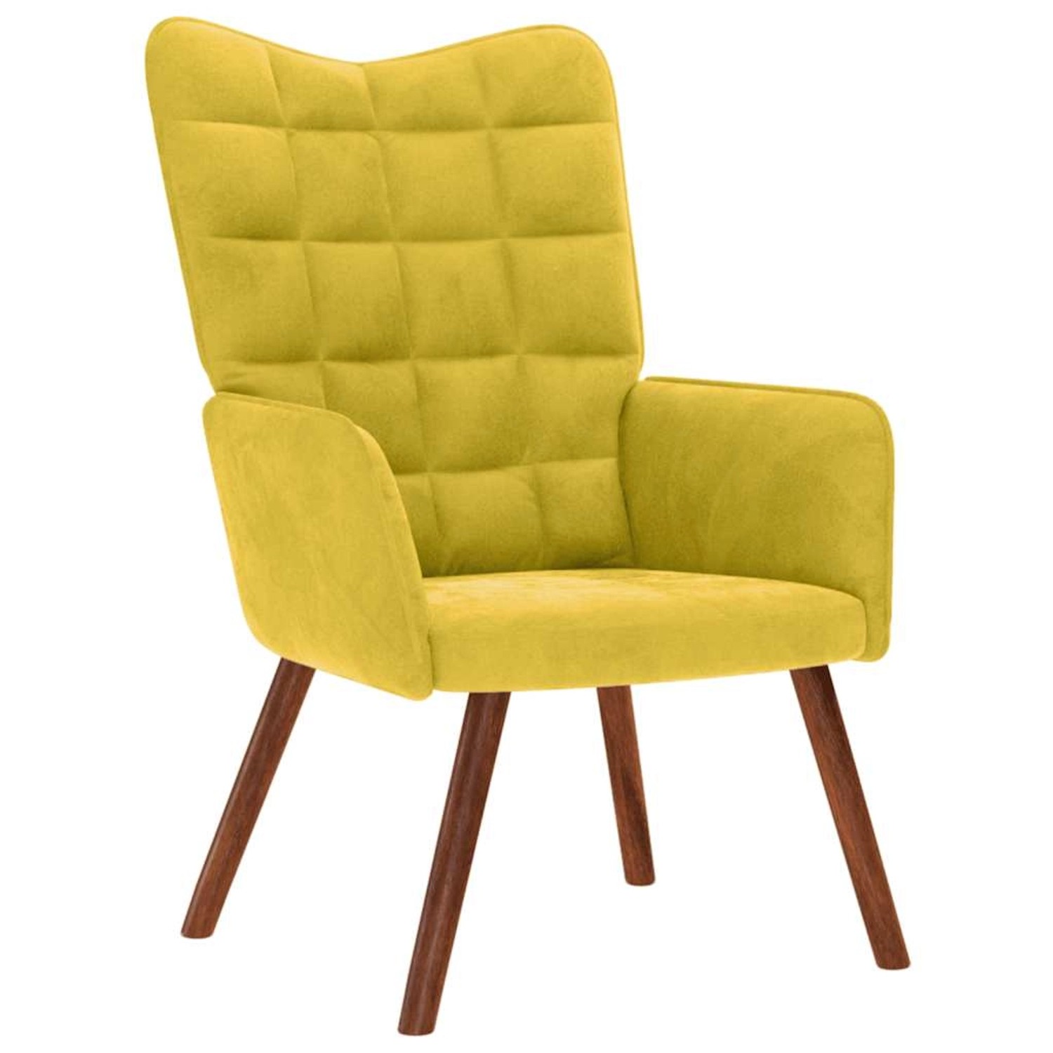 vidaXL Relaxsessel Gelber Samt 4016817