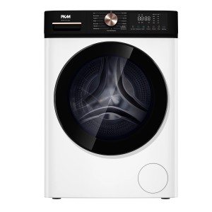 PKM Waschtrockner WT8+5-TC-AD in Weiß: Frontlader mit Display und Kindersicherung.