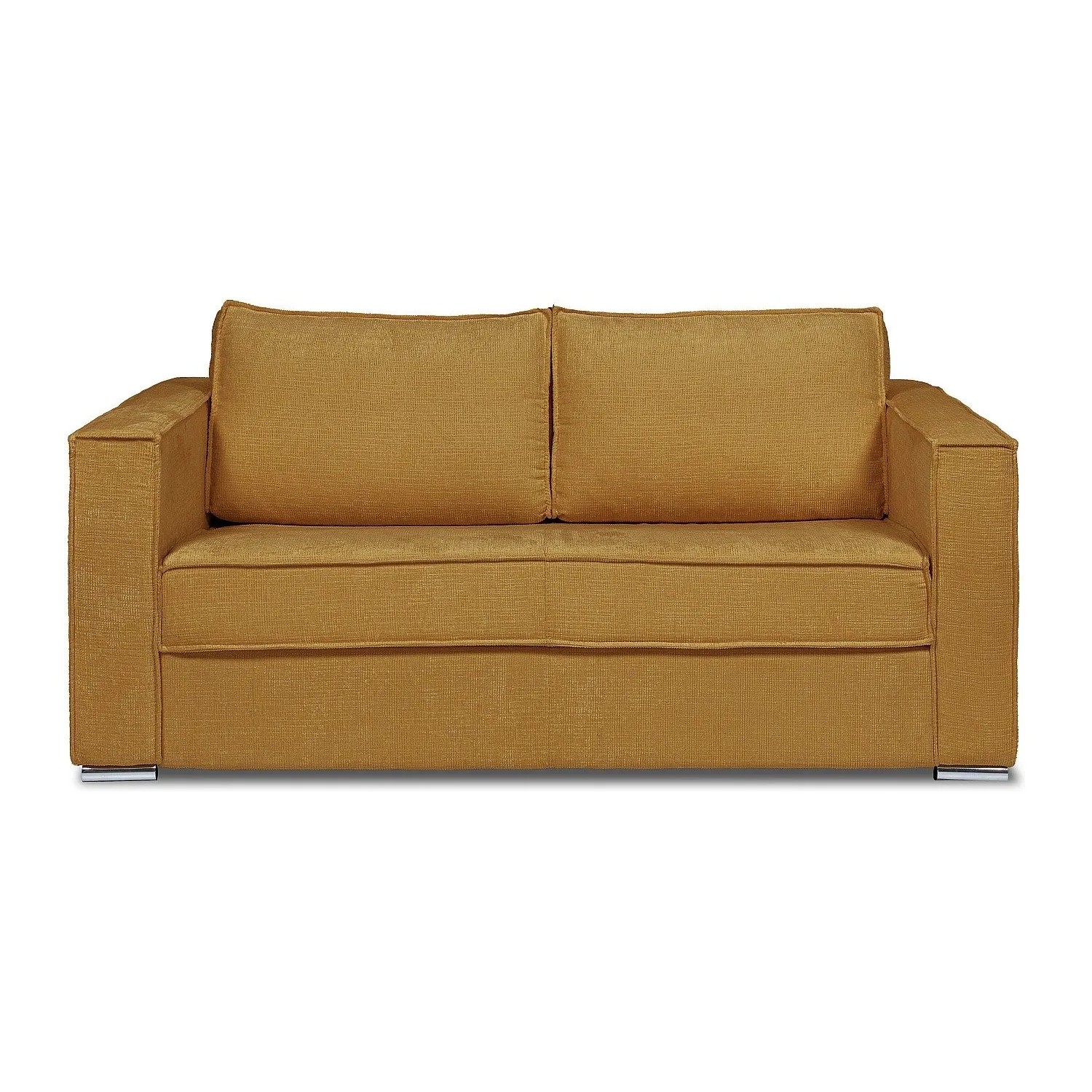 Vente-unique Schlafsofa Loreto Senffarben 215 cm