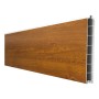 GroJa Basicline Einzelprofil in Golden Oak für Sichtschutzzäune, 180x15 cm.