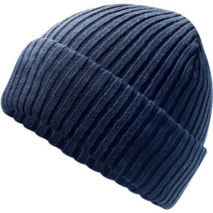 Blaue Scheibler Acrylmütze 8983 für Arbeitskleidung mit wärmendem Innenfutter.