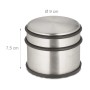 Relaxdays Türstopper 4er Set Edelstahl Silber Rutschfest 7,5 cm x 9 cm 1,1 kg_4