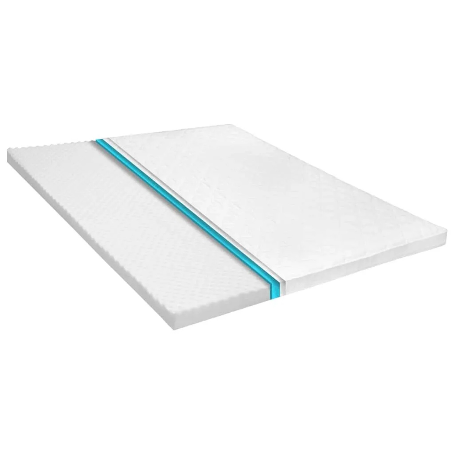 vidaXL Matratzenauflage 140 x 200 cm Kaltschaum Ei-Profil 6 cm 282772