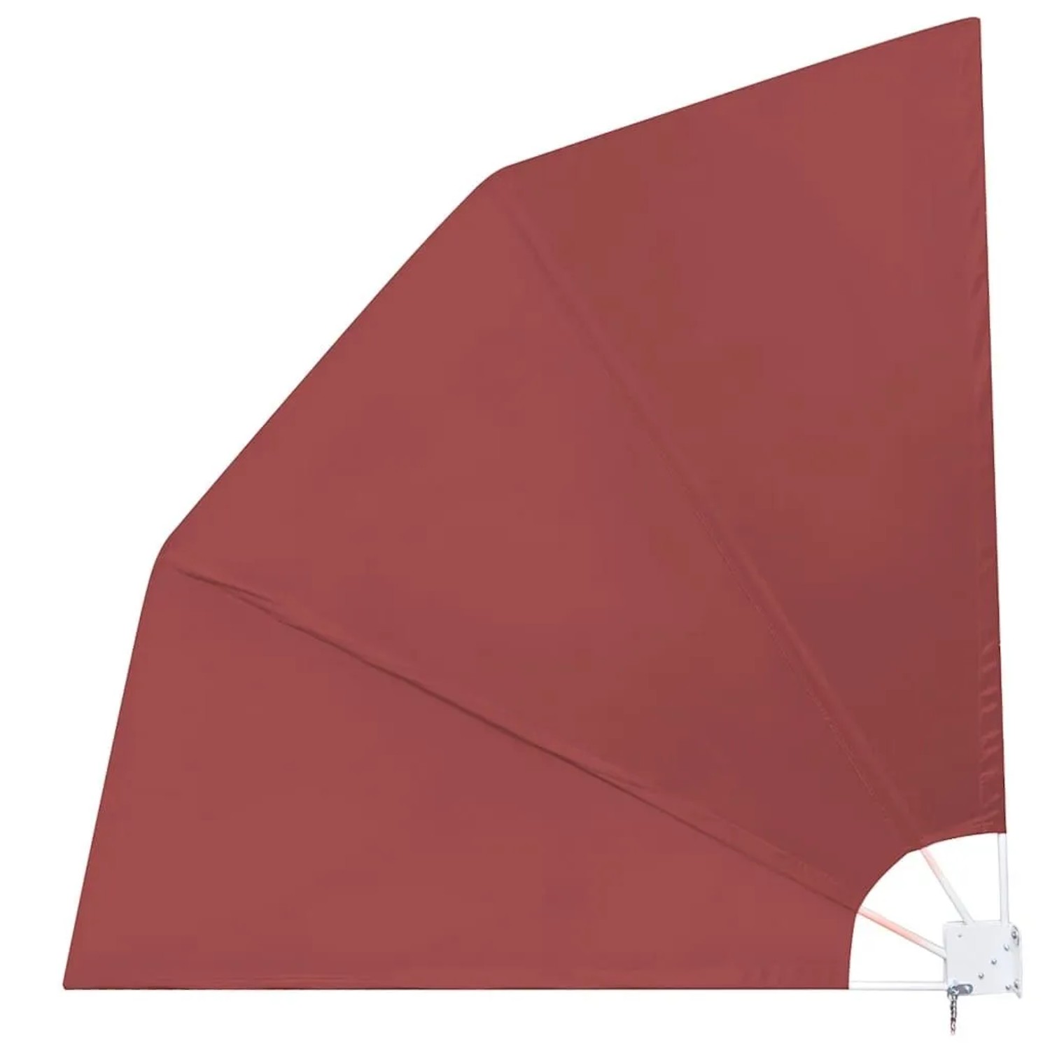 vidaXL Faltbarer Balkonfächer Terracotta-Rot 210×210 cm 41579
