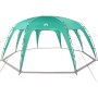 Seegrünes Partyzelt, wasserdicht, mit Fiberglasstangen. Ideal als Pavillon für Garten und Outdoor-Events.