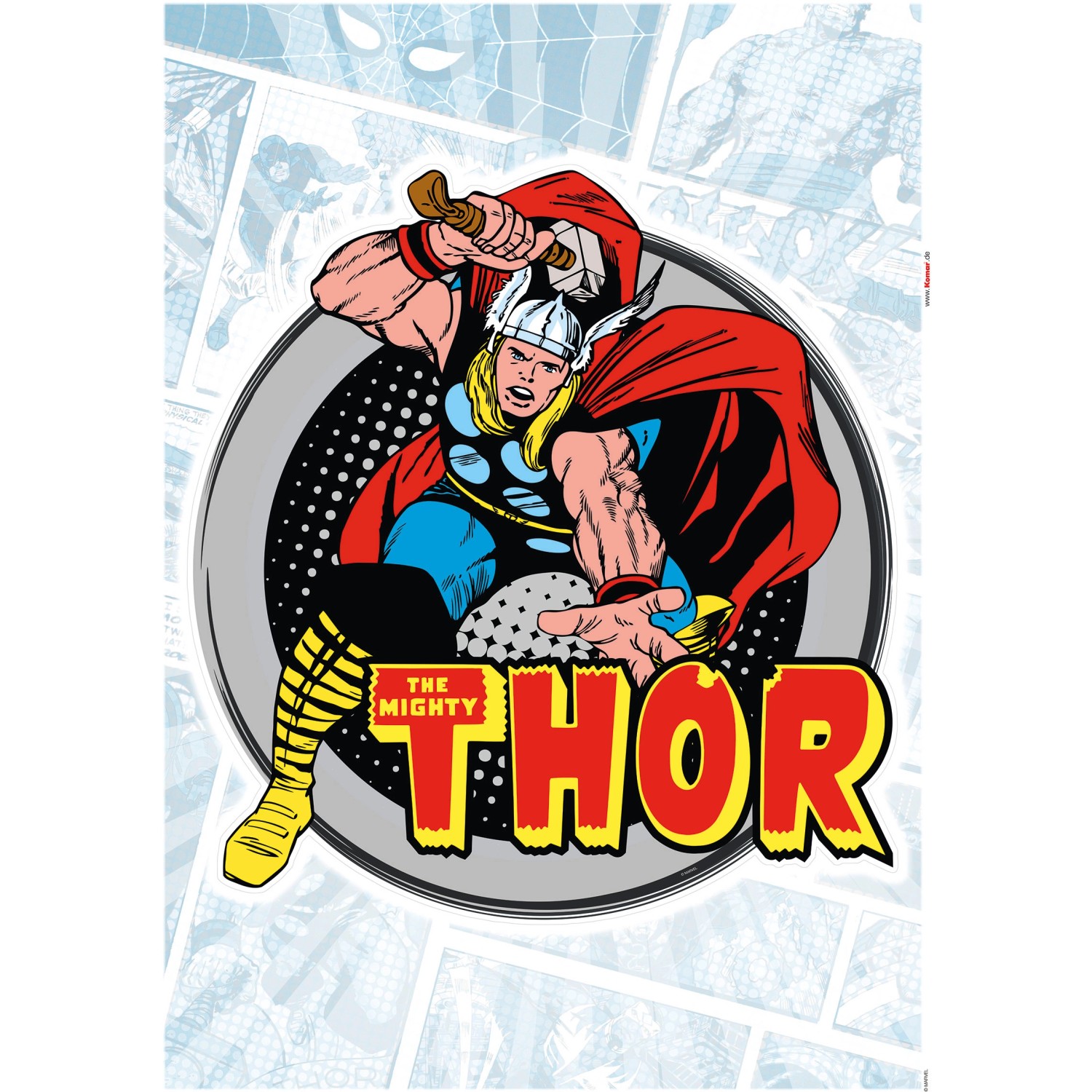 Komar Deko-Sticker Thor Classic 50 x 70 cm gerollt