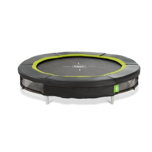 Schwarzes Exit Silhouette Bodentrampolin Sports, Ø 183 cm, ohne Netz.