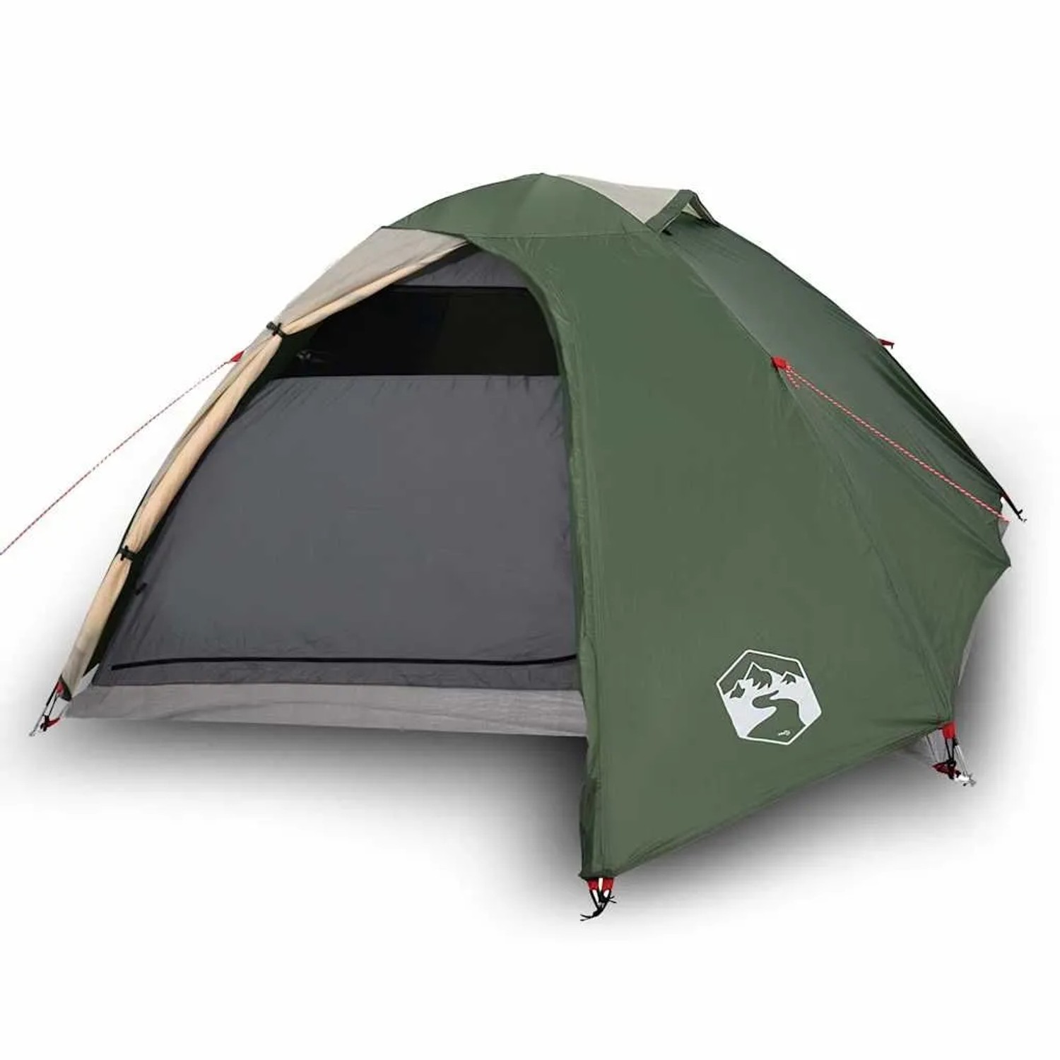 Furnicato Campingzelt Kuppelzelt 4 Personen Grün 267 X 272 X 145 Cm