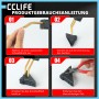 CCLIFE Kunststoff Reparatur Schweißgerät: 4-Schritte-Anleitung zur Reparatur mit Klammern.