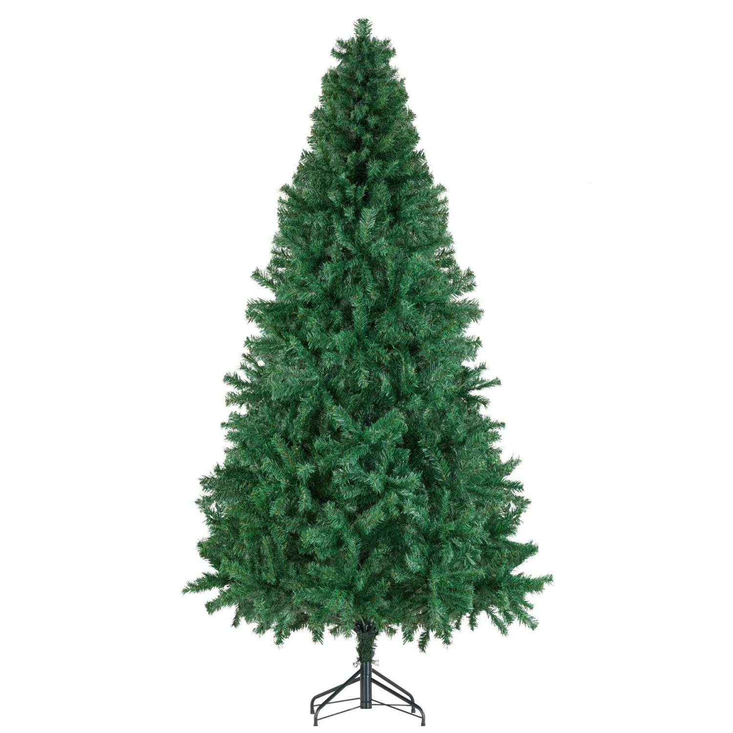 Tectake Weihnachtsbaum  Dasher Künstlich In Grün  Mit Dichten Nadeln Detailliert und Naturgetreu  130 x 130 x 230 cm Grün