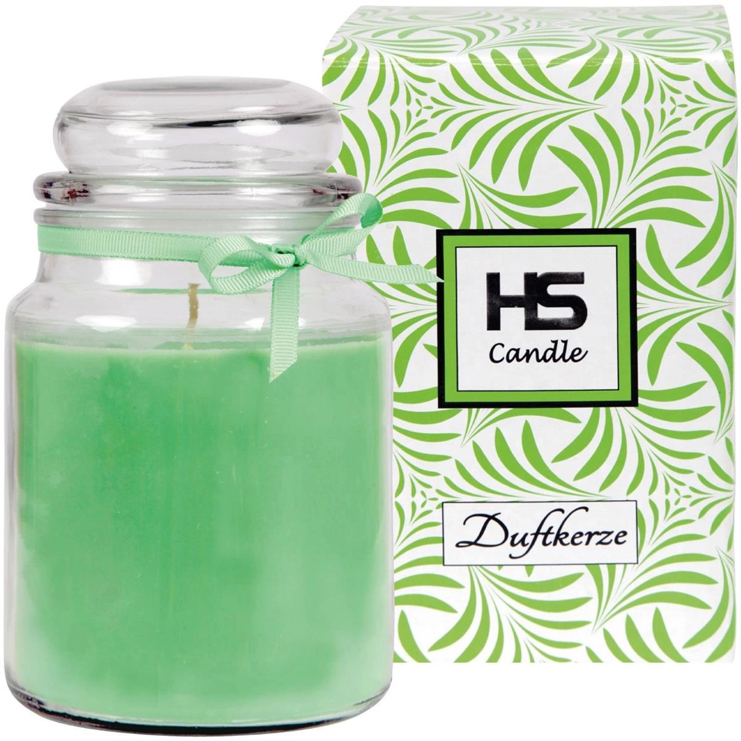 HS Candle Duftkerze & Bonbon Glas Ø10cm Coconut Limes