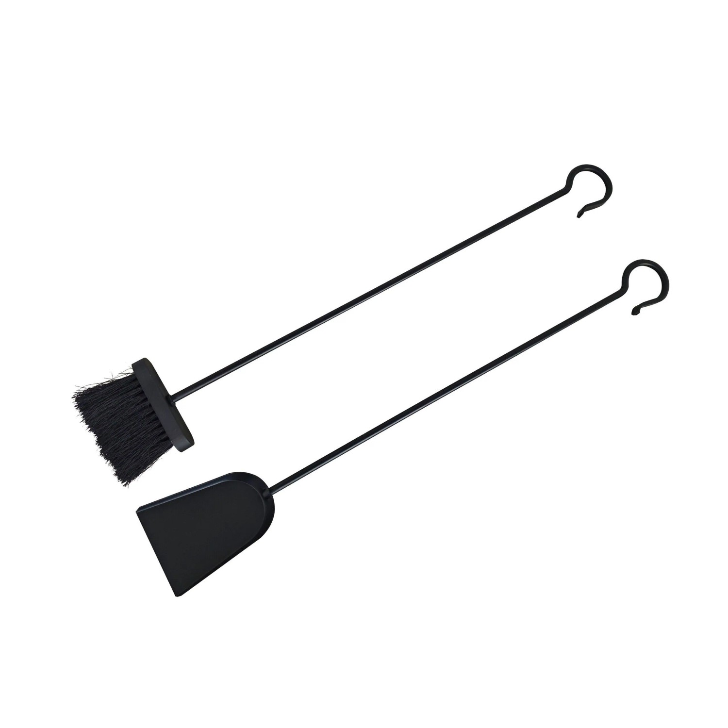 Relaxdays Kamin Kehrset Eisen Schwarz Feuerfest 76 cm x 12 cm x 3,5 cm 1 kg