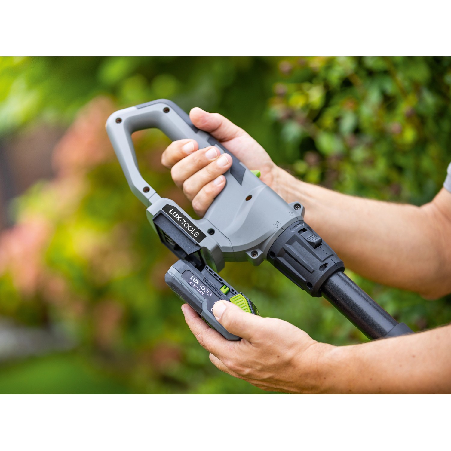 LUX 2in1 AkkuTeleskopHeckenschere & Astsäge AHS20/41T Set inkl