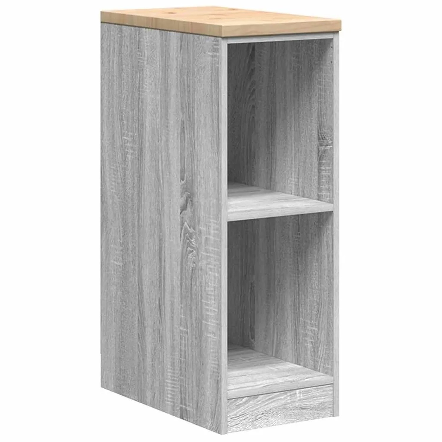 vidaXL Garagen-Aufbewahrungsschrank Grau Sonoma Massivholz Kiefer 860531