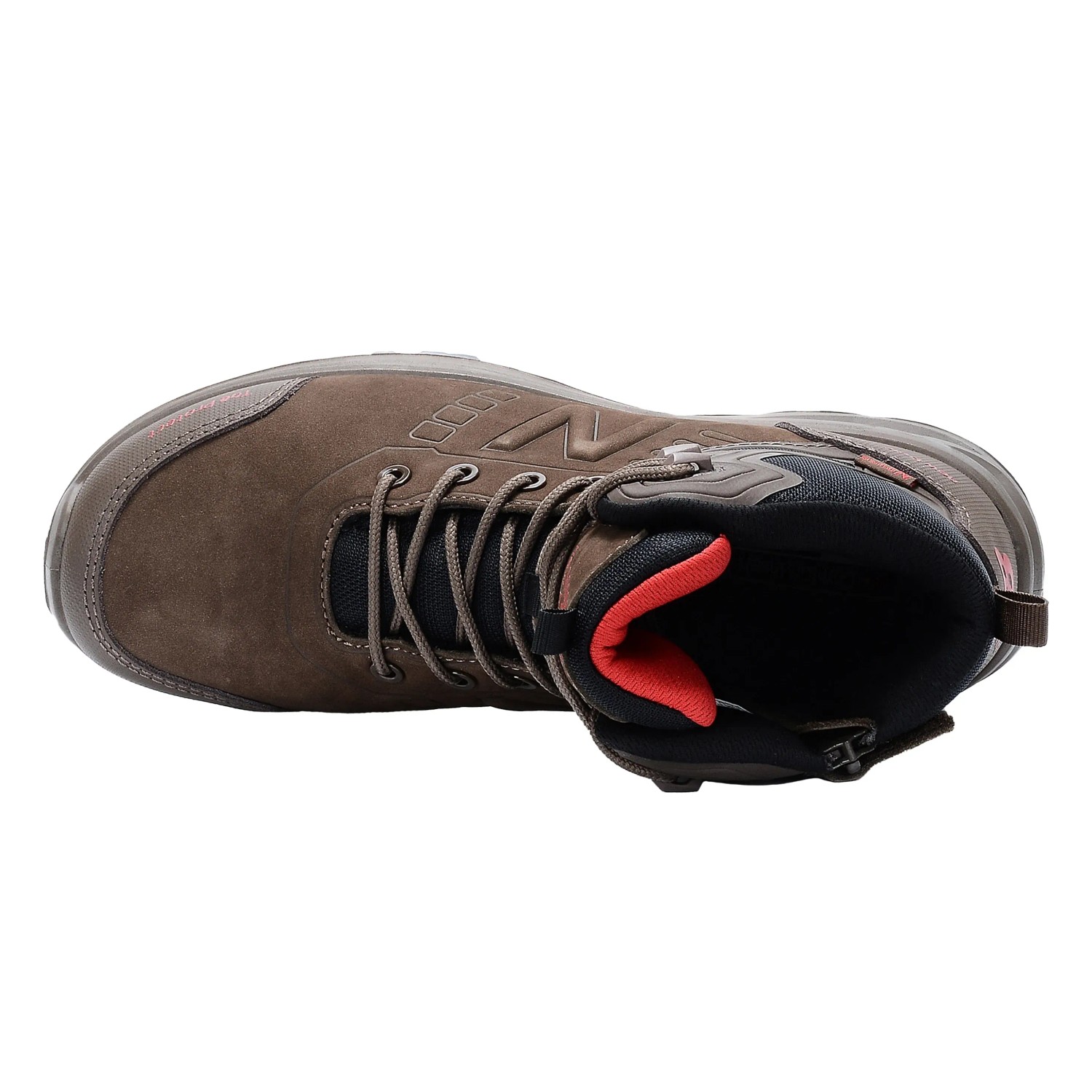 New Balance Sicherheitsstiefel Calibre S3L, Schokobraun, Größe 40, mit Schnürung und Reißverschluss.