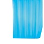 Hellblauer Wenko Anti-Schimmel Duschvorhang, 180x200 cm, mit Ringen.