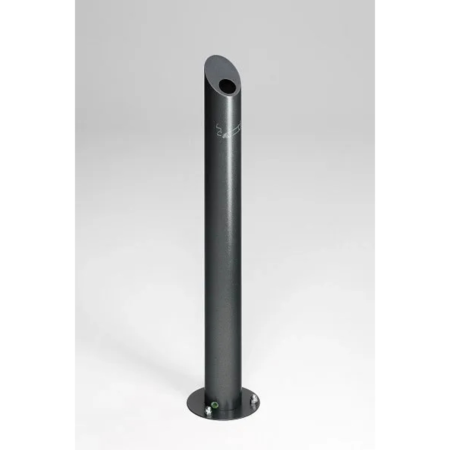 PROREGAL Robuster Standascher Mit Schloss Und Inneneinsatz 4,2 Liter HxBxT 100 x 20 x 20 cm Edelstahl Grau