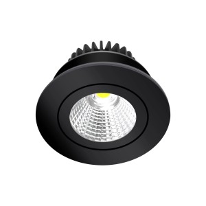Arcchio LED Hochvolt Einbaustrahler Jyra 10017675 Modern in Schwarz aus Aluminium 1-flammig Wohnzimmerleuchte
