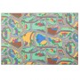 Bunter Snapstyle Kinderteppich 200x250cm mit Straßenmuster, ideal zum Spielen.