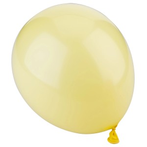 Gelber Fackelmann Luftballon, Ø 30 cm, ideal für Partys und Geburtstage.