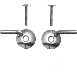 Duravit Scharnierpaar für WC-Sitze Architec & Starck 3, Chrom-Finish.