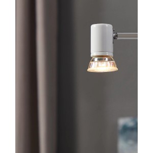 Eglo GU10 LED-Leuchtmittel, Reflektorform, 4,5W, warmweißes Licht.