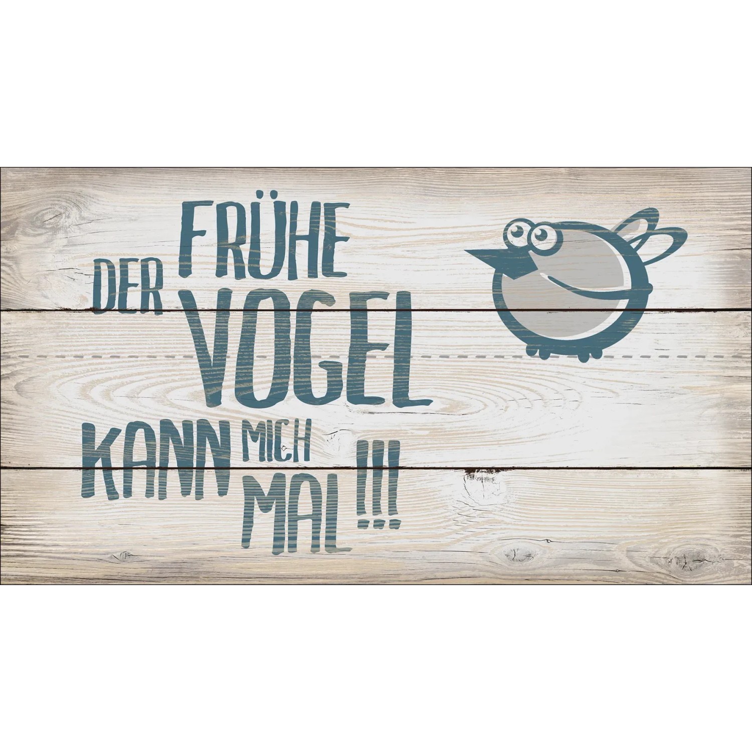 Dekopanel mit Sprüchemotiv 27,5 cm x 15,5 cm