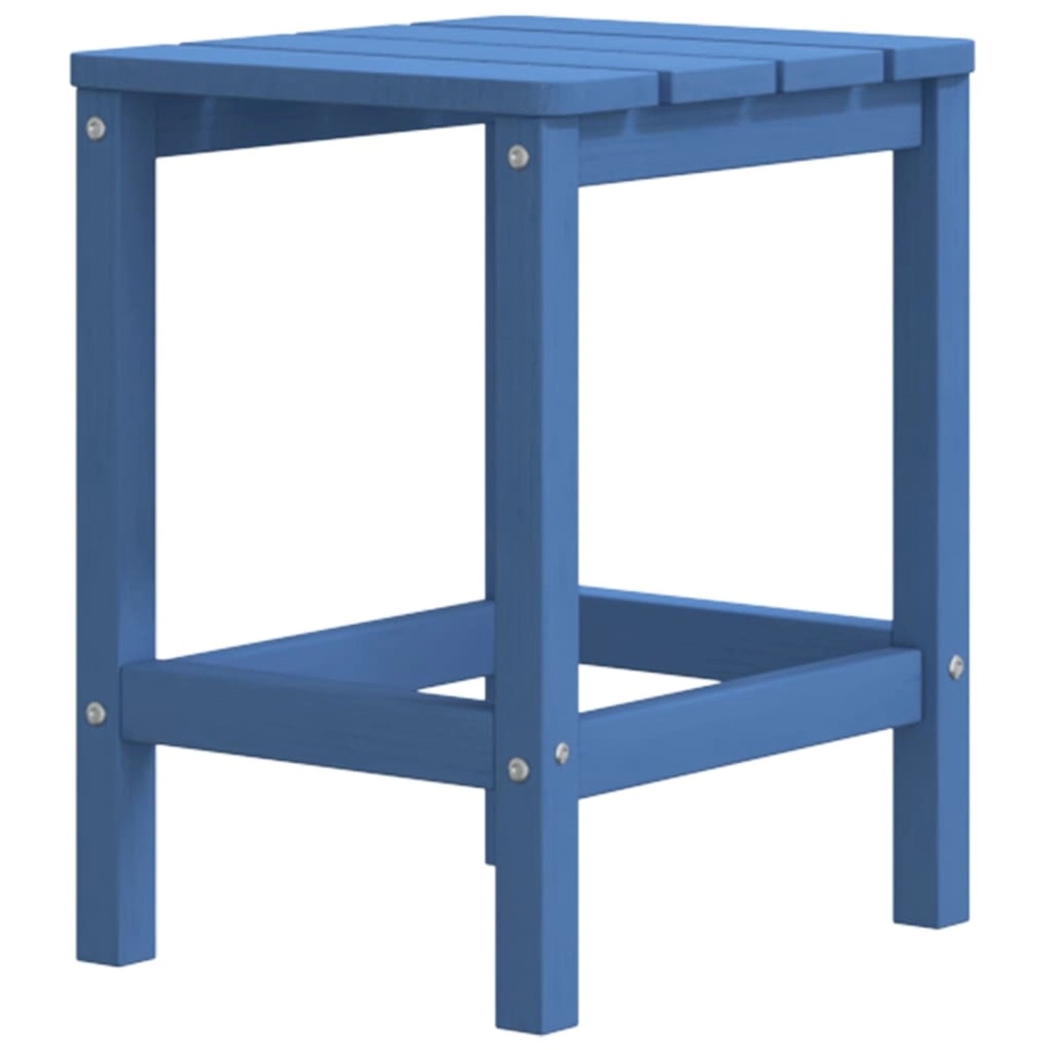 vidaXL Adirondack-Gartentisch Meeresblau 38x38x46 cm HDPE 318644 günstig online kaufen