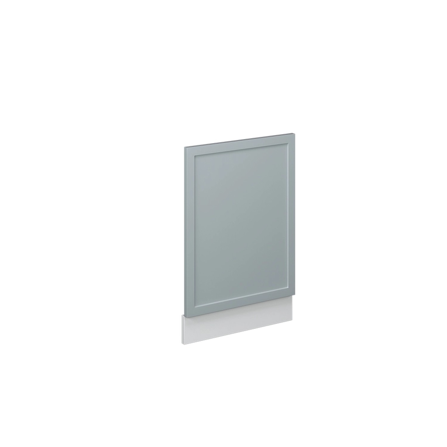 Vicco Frontblende Fame-Line Hellblau-grau 45 cm ohne Arbeitsplatte mit Weiß Korpus