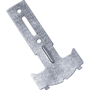 Ankerschlitzbandabhänger kurz, 100 Stück, zur Befestigung von CD-Profilen an Holzbalken.