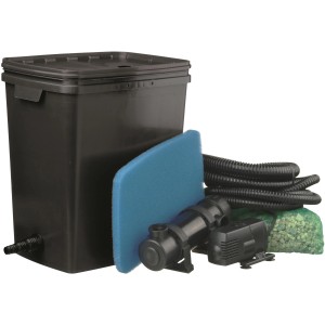 Ubbink FiltraPure 7000 Plus-Set: Teichfilter mit Pumpe, UV-C Gerät und Zubehör.