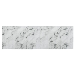 Wenko Badematte Marmor, 65x200 cm, Kunststoff, für Bad und mehr.