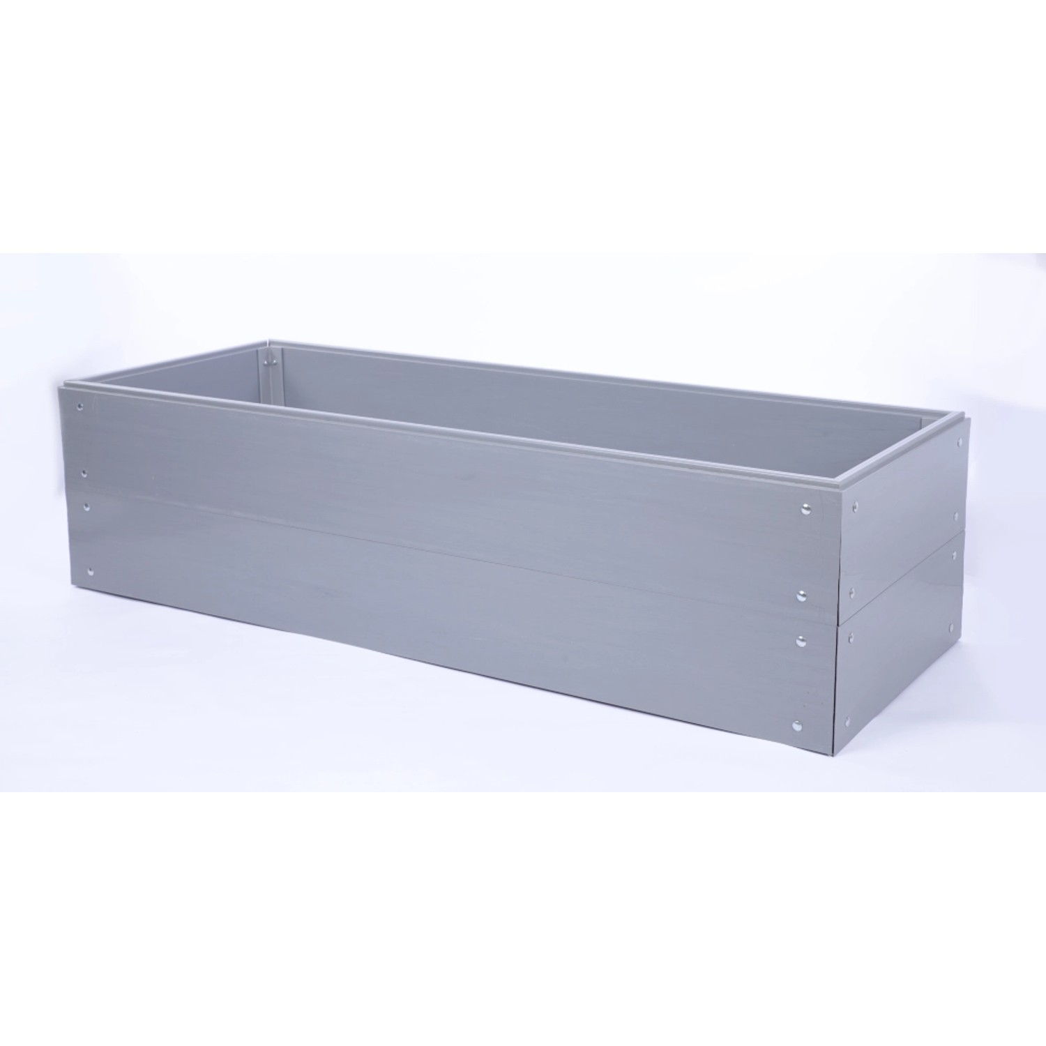 PROREGAL Hochbeete Growline Plast HxBxT 41x160x60cm 2 Ebenen Grau günstig online kaufen