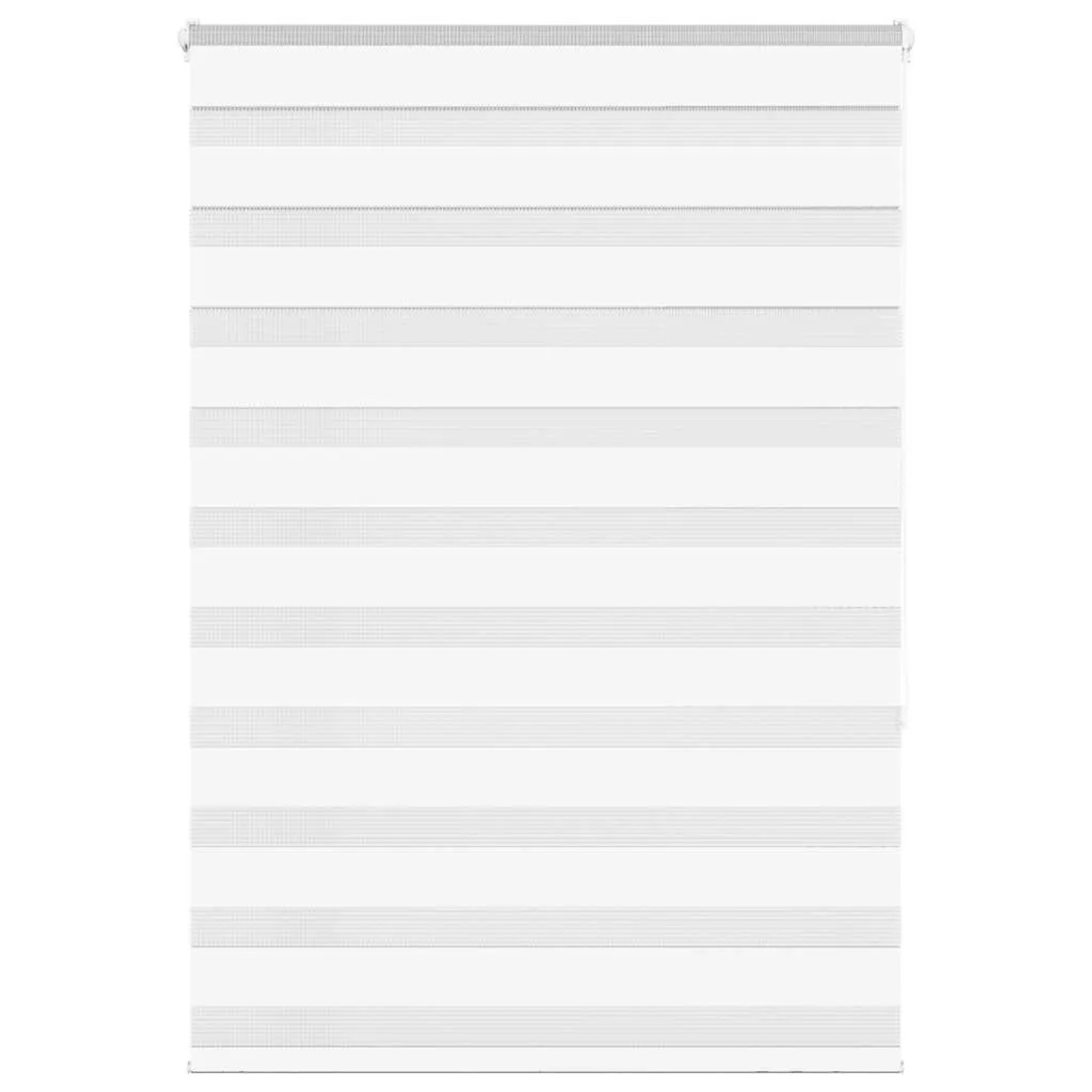 vidaXL Doppelrollo Weiß 95x150 cm Stoffbreite 90,9 cm Polyester 4014754
