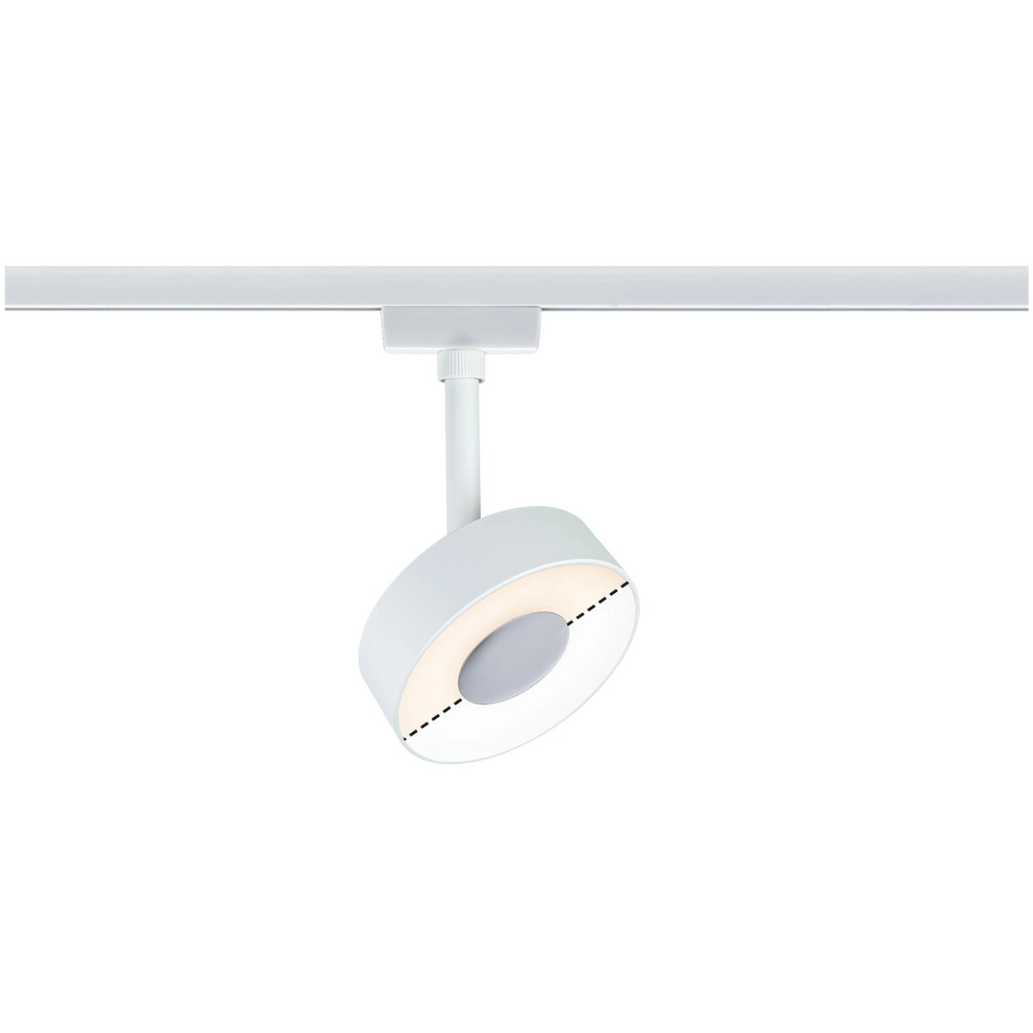 Paulmann Urail LED Schienenspot Circle 210lm 5W White Switch 230V Weiß