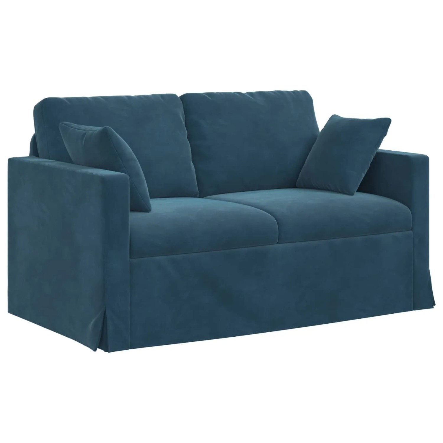 vidaXL Sofa Blau 138 x 78 x 80 cm Samt 42024421